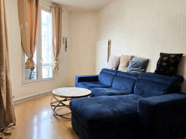 Salon Appartement T2 Loué à Vendre à Saint-Denis - Rentabilité Immédiate