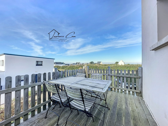 Appartement T2 avec terrasse et vue sur le phare de l'Île Vierge à Plouguerneau