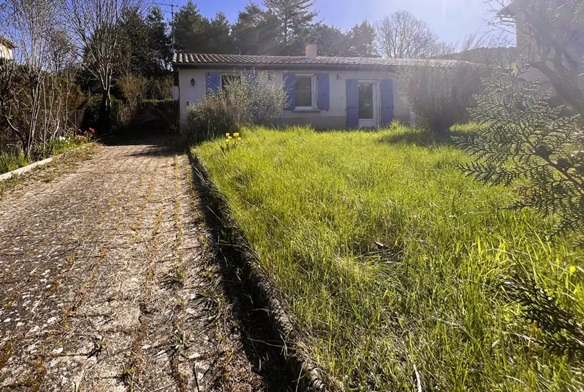 Maison de plain-pied à Laragne avec jardin de 400 m² 
