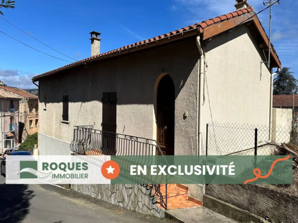 Villa de 75 m² rénovée avec sous-sol et cour au Bousquet d'Orb