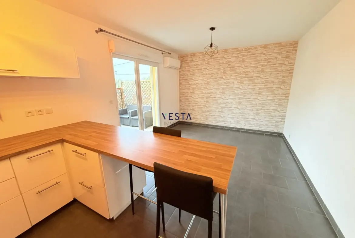 A vendre appartement T3 lumineux à Léguévin avec terrasse et stationnement sécurisé 