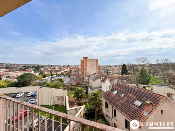 Appartement T3 lumineux avec vue dégagée à Albi - Proche centre-ville