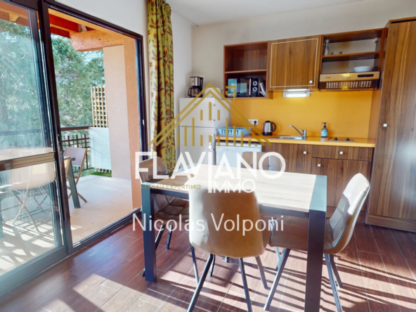 Appartement T2 à Jausiers avec vue montagne - 27 m²