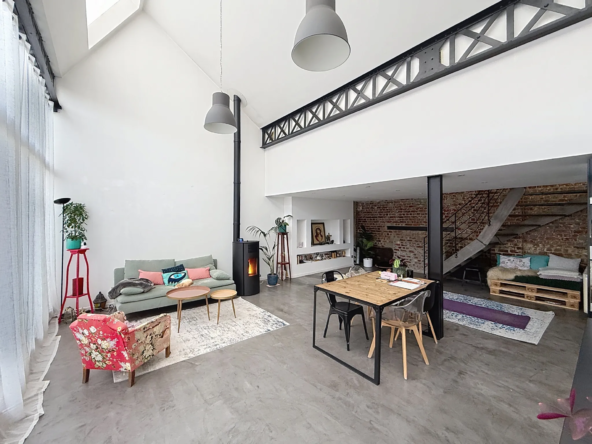 Loft moderne avec terrasse et parking à vendre à Tourcoing (59200)