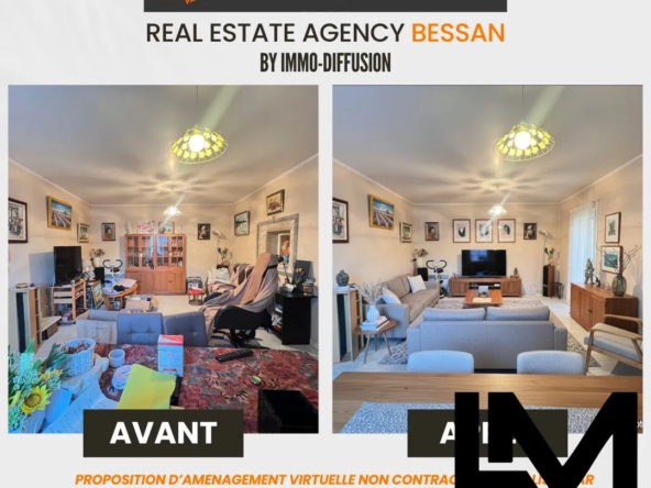 Maison de ville avec grand garage et potentiel d'agrandissement à Bessan