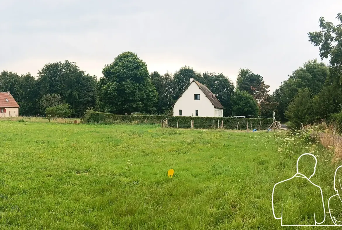 Terrain constructible de 1200 m² à Colletot, Eure - Secteur résidentiel 