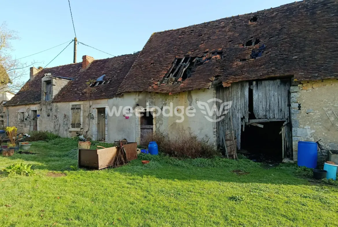 Maison à rénover avec grande dépendance et grand terrain à Chasseneuil 