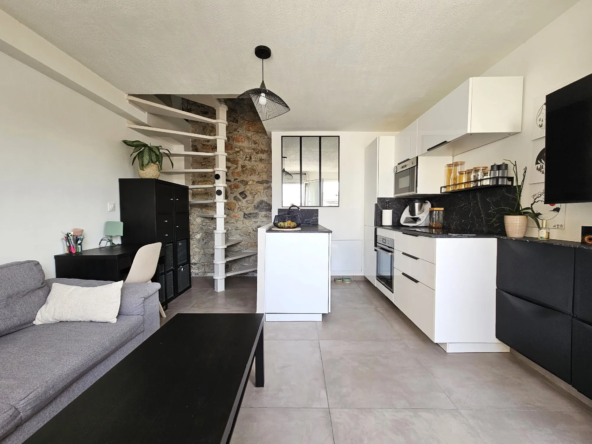 Maison mitoyenne à vendre à Mireval – T2 avec terrasse et parking