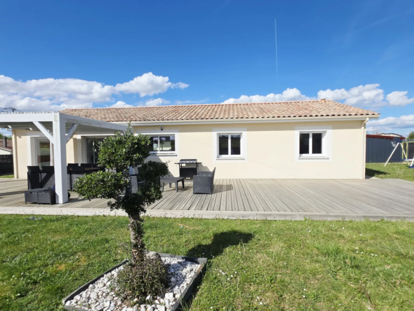 Maison neuve de plain-pied à Rauzan — Confort et modernité