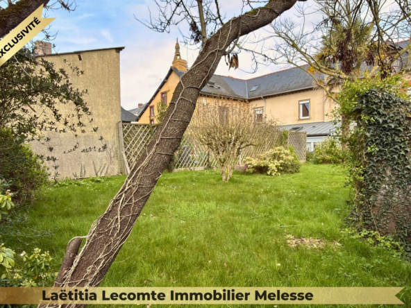 Maison ancienne avec jardin à Melesse, idéalement située au centre