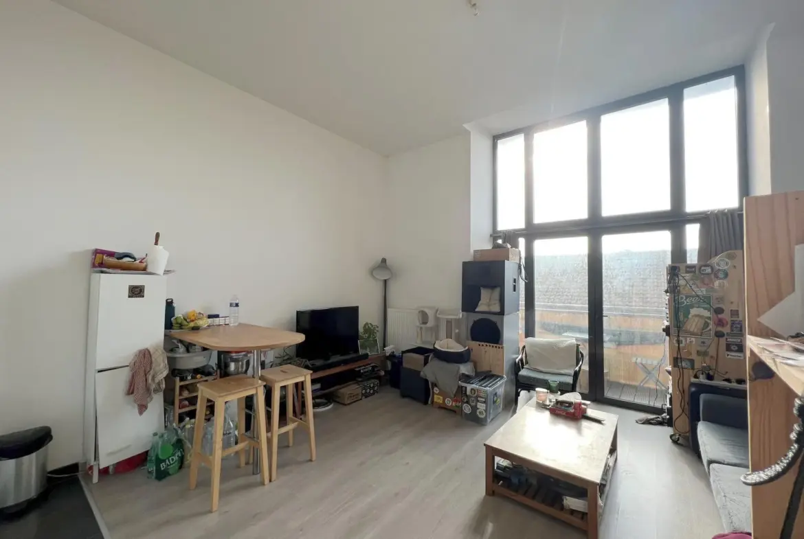 A vendre appartement T2 loué à Lille dans résidence récente 