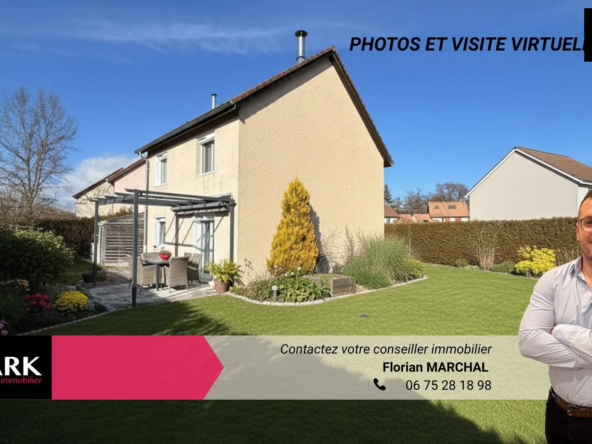 Charmante maison mitoyenne de 95 m² avec jardin à Bessoncourt