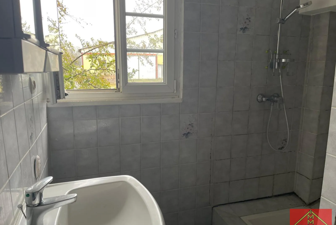 Salle d'eau et WC rdc Charmante maison alsacienne à rénover avec garage et grand terrain à Hausgauen 