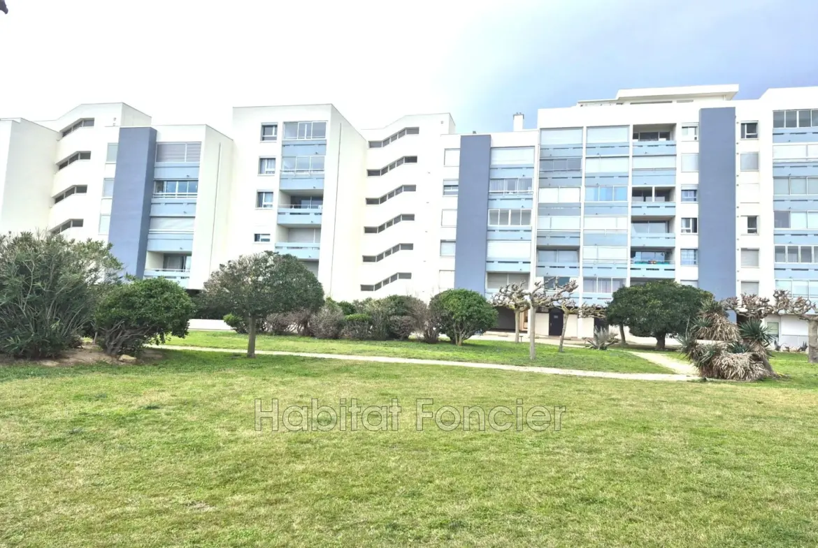 Appartement 3 pièces avec vue mer au dernier étage au Barcarès 