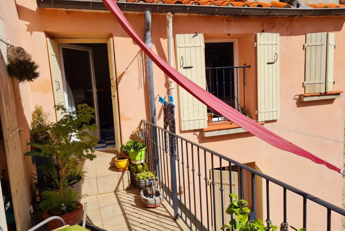 Charmant duplex T3 au cœur de Céret avec terrasse et vue imprenable 