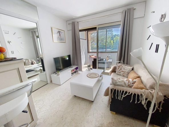 Appartement 2 pièces à Mougins Tournamy avec piscine et parking privé