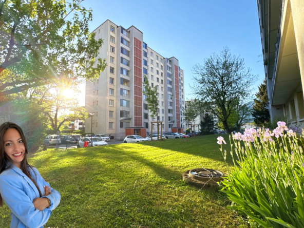 Appartement T4 avec loggia, parking privé et cave à Saint-Martin-d’Hères