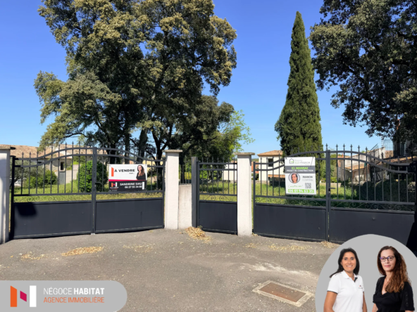 Terrain constructible de 525 m2 viabilisé au centre de Boisseron
