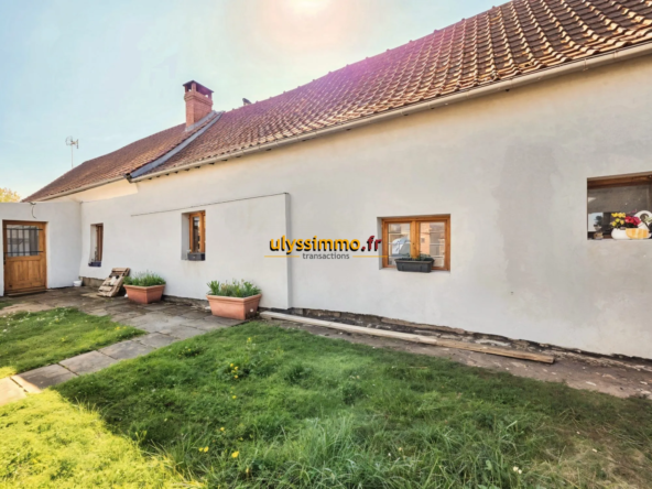 Longère à rénover avec terrain constructible à Saint-Blimont, 103 m²