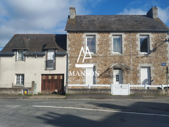 Maison ancienne à Guingamp avec potentiel de rénovation et terrain de 220 m²