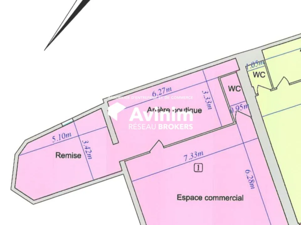 Local commercial de 90 m² à vendre à Draguignan avec bail en cours