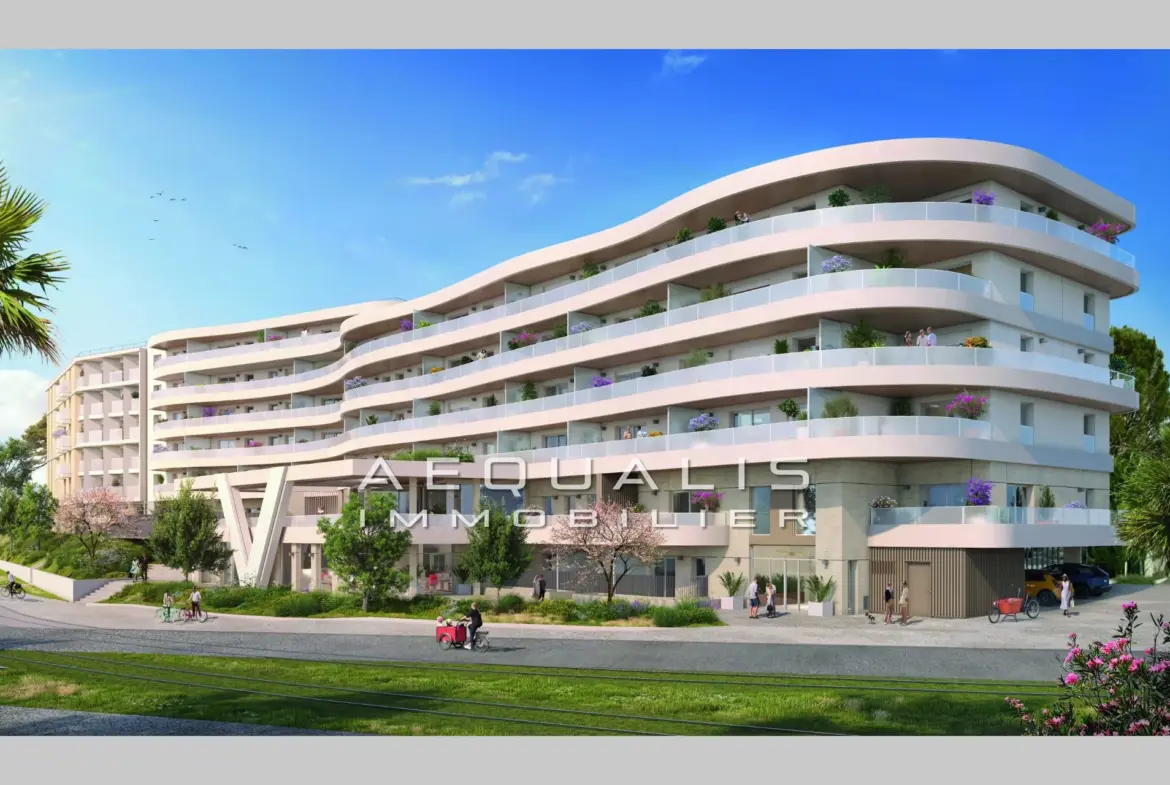 Investissement en nue-propriété d’un appartement 3 pièces à Saint-Laurent-du-Var 