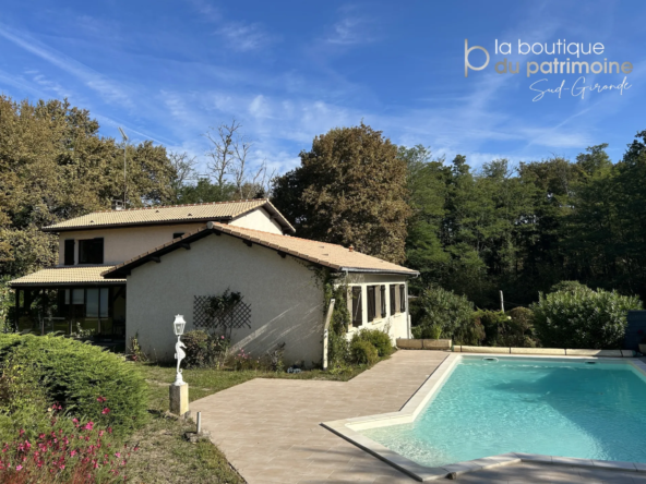 Magnifique maison avec piscine et grand terrain à Bazas - Opportunité rare