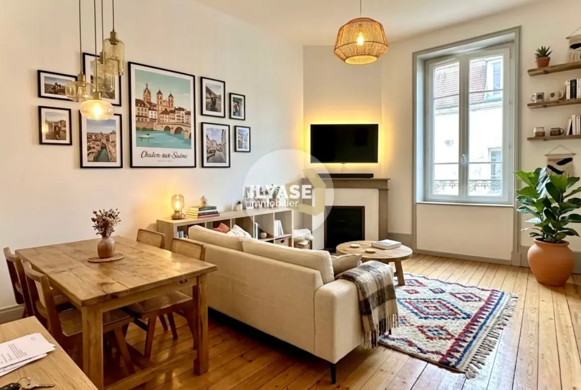 Appartement T2 à vendre au cœur de Chalon-sur-Saône - 45 m² 