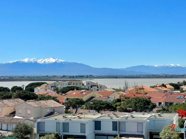 Appartement 2 pièces avec vue dégagée et piscine à Canet Sud
