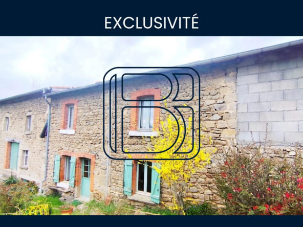 Belle maison de campagne en pierre avec dépendances dans le Livradois Forez
