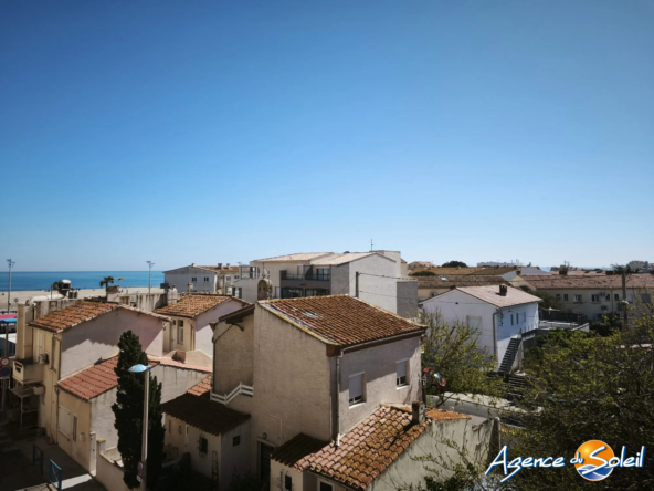 Appartement T2 avec terrasse, vue sur le Canigou et la mer à Port-la-Nouvelle