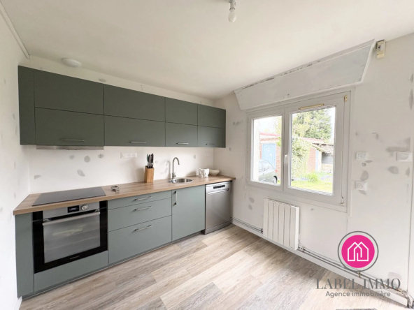 Maison individuelle rénovée avec jardin à Bruille-lez-Marchiennes