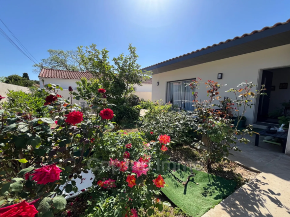 À vendre maison récente de plain-pied à Sauvian avec jardin et terrasse