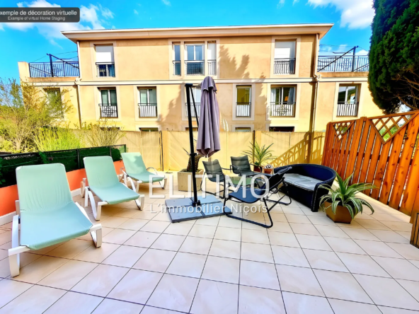 Appartement 2 pièces avec terrasse et piscine à Fabron, Nice