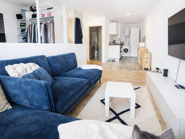 A vendre appartement rénové de 39 m² à Montpellier Clementville, lumineux et calme.