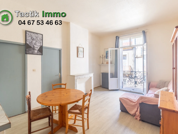Appartement 3 pièces avec balcon à Sète, idéalement situé