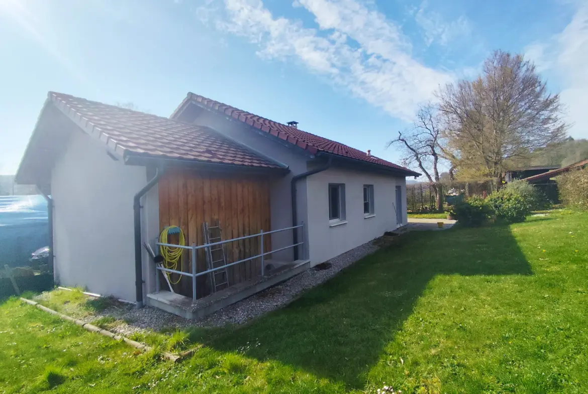 Maison T4 de plain-pied avec jardin à Villages du Lac de Paladru 