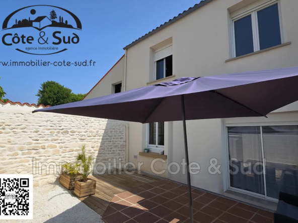 Maison rénovée à La Jarrie avec jardin et 3 chambres