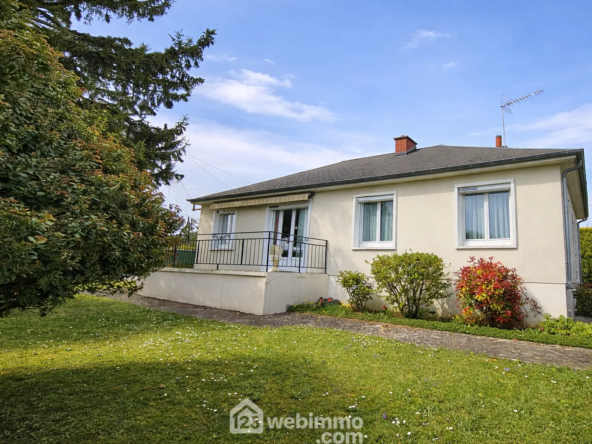 Maison de plain-pied avec jardin et double garage à Milly-la-Forêt