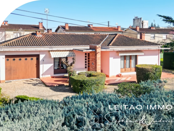 Maison de plain-pied à Graulhet de 98 m² avec jardin et garage