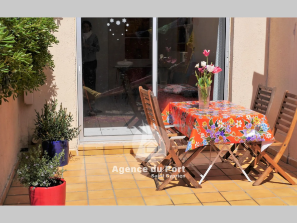 A vendre appartement T2 en rez-de-jardin à Saint-Cyprien - Proximité plage et marché