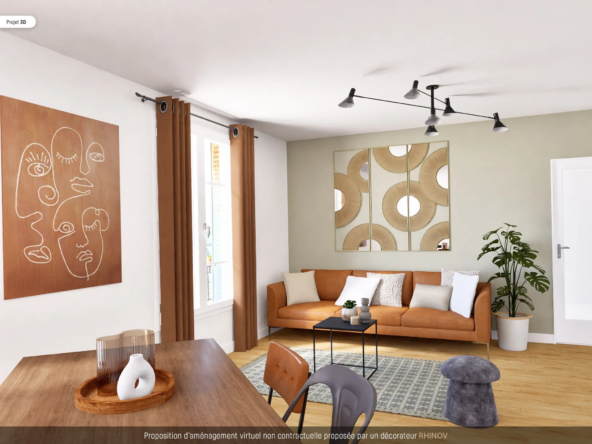 Appartement 3 pièces lumineux à Bondy secteur RER E et T4
