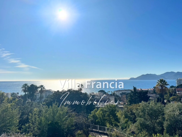 Appartement 2 pièces avec vue mer à Cannes - Piscine et proximité plage