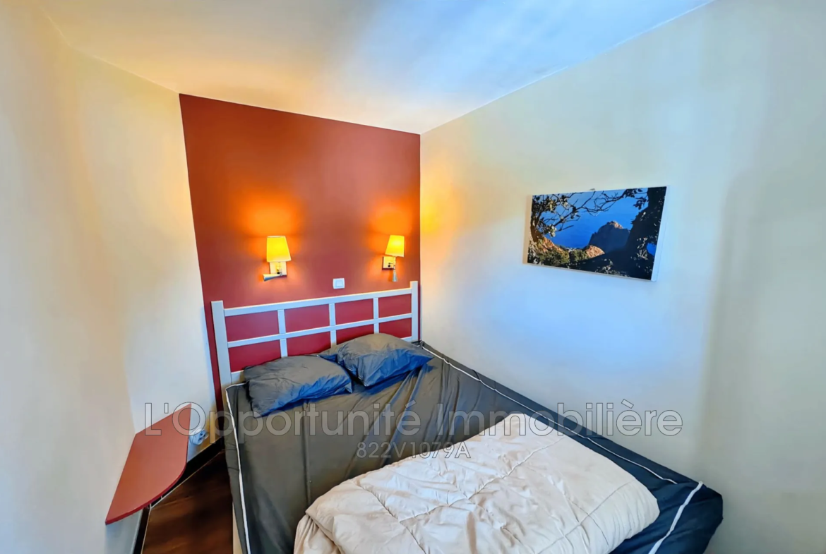 Appartement 2 pièces avec vue mer et terrasse à Cannes-la-Bocca 