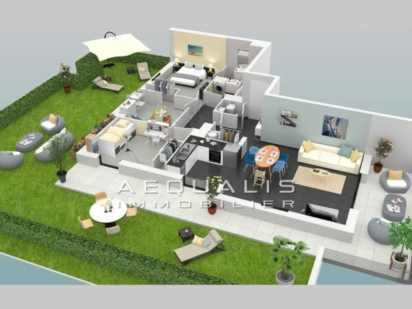 Achat duplex neuf avec jardin à Cagnes-sur-Mer - Livraison 2027