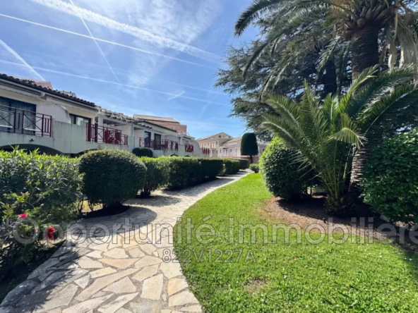 Spacieux appartement 2 pièces avec terrasse, piscine et vue dégagée à Cannes