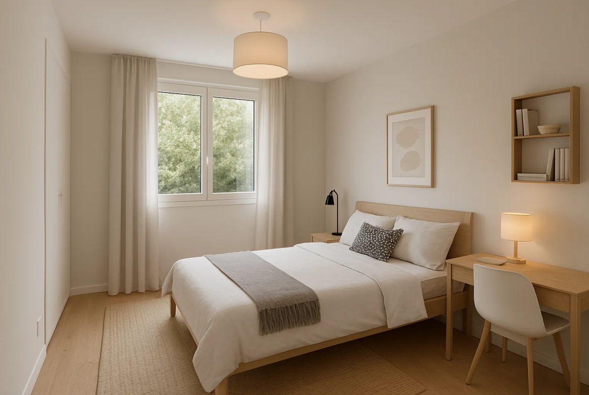 Appartement 3 pièces à Meaux de 67,5 m² avec parking et balcon 