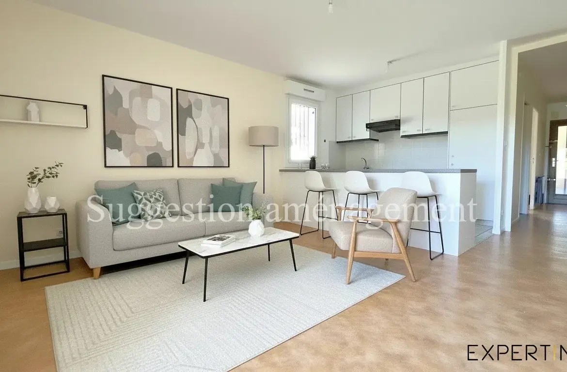 Appartement T2 en centre-ville de Marcoussis avec balcon et parking 