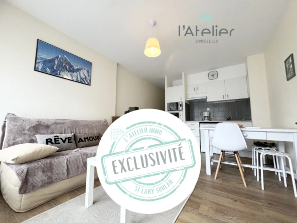 Appartement lumineux avec balcon plein sud à Vielle-Aure, proche des pistes