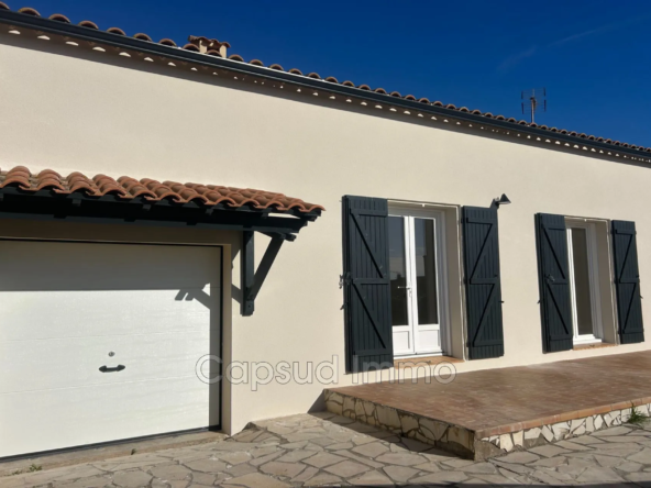 Belle maison rénovée avec 2 chambres, terrasse et garage à Béziers La Crouzette